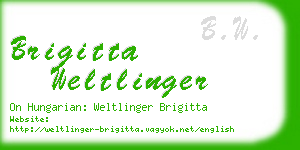 brigitta weltlinger business card